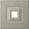 Ekena Millwork Eris Medallion (Canopies up to 9 7/8"), 18"W x 18"H x 3 1/2"ID x 1 1/8"P, Pot of Cream Crackle CM18ERPCC - alternate 1